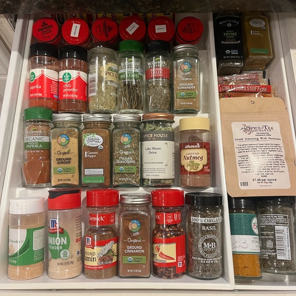 Expand-a-Drawer Spice Adjustable Drawer Organizer (Container store) - Picture 1 of 3